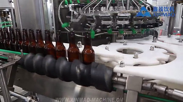 玻璃瓶含气啤酒饮料灌装机